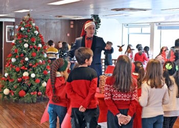 Magic on Lake Como with the Christmas Boat
