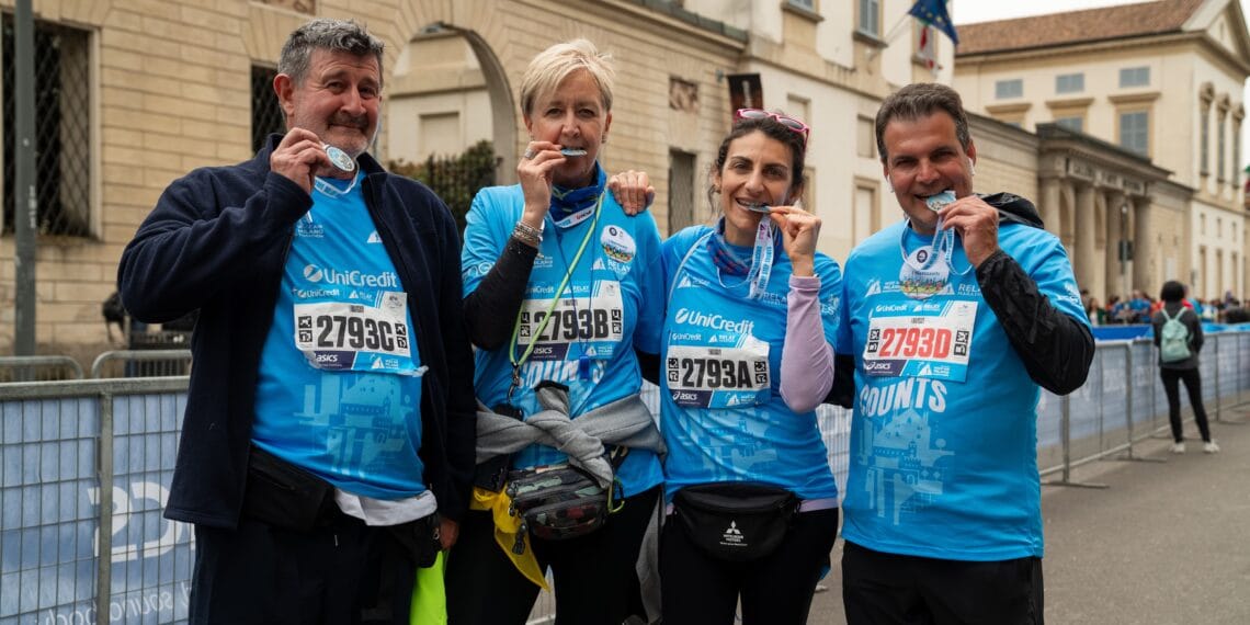 Solidarietà in corsa: Navigazione Laghi alla UniCredit Relay marathon