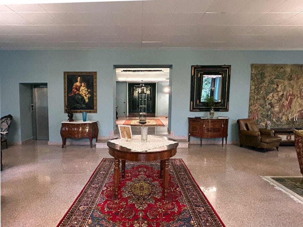Villa Taranto in una foto d’epoca